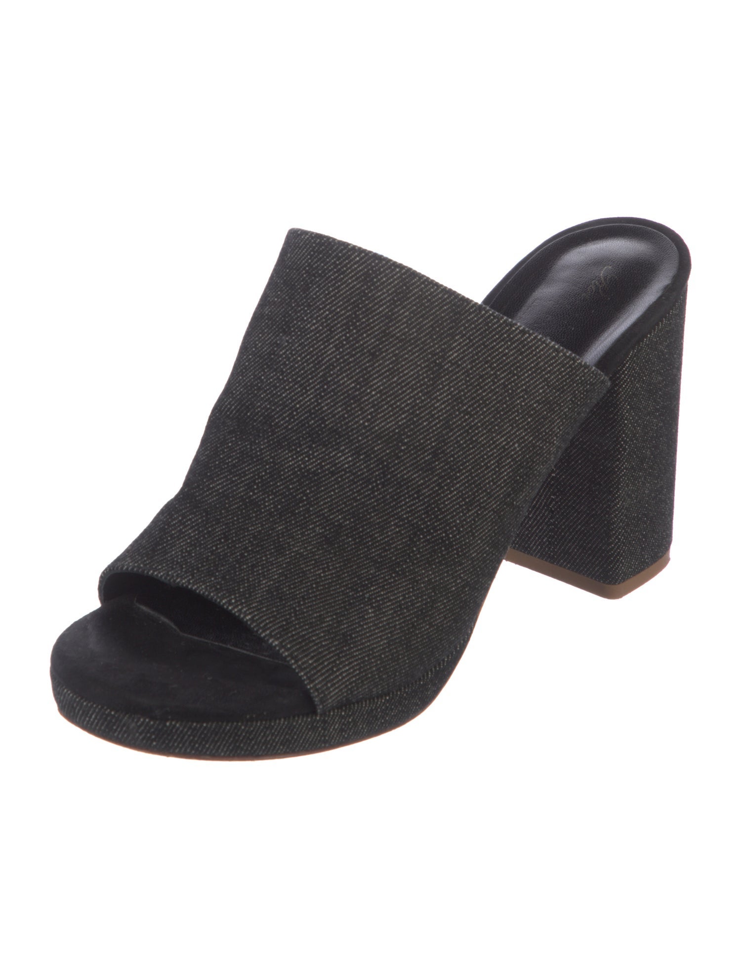 Robert Clergerie Denim Slides