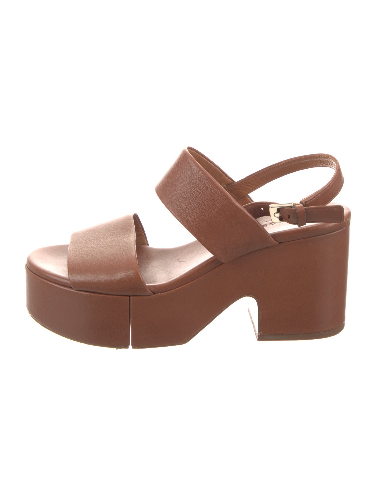 Robert Clergerie Leather Slingback Sandals