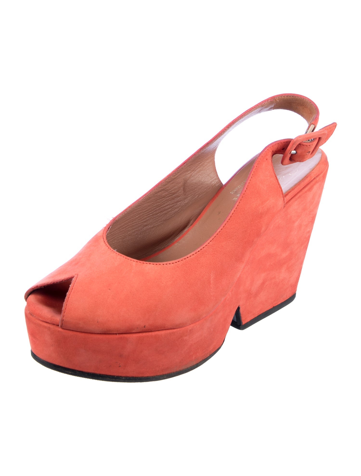 Robert Clergerie Suede Slingback Pumps