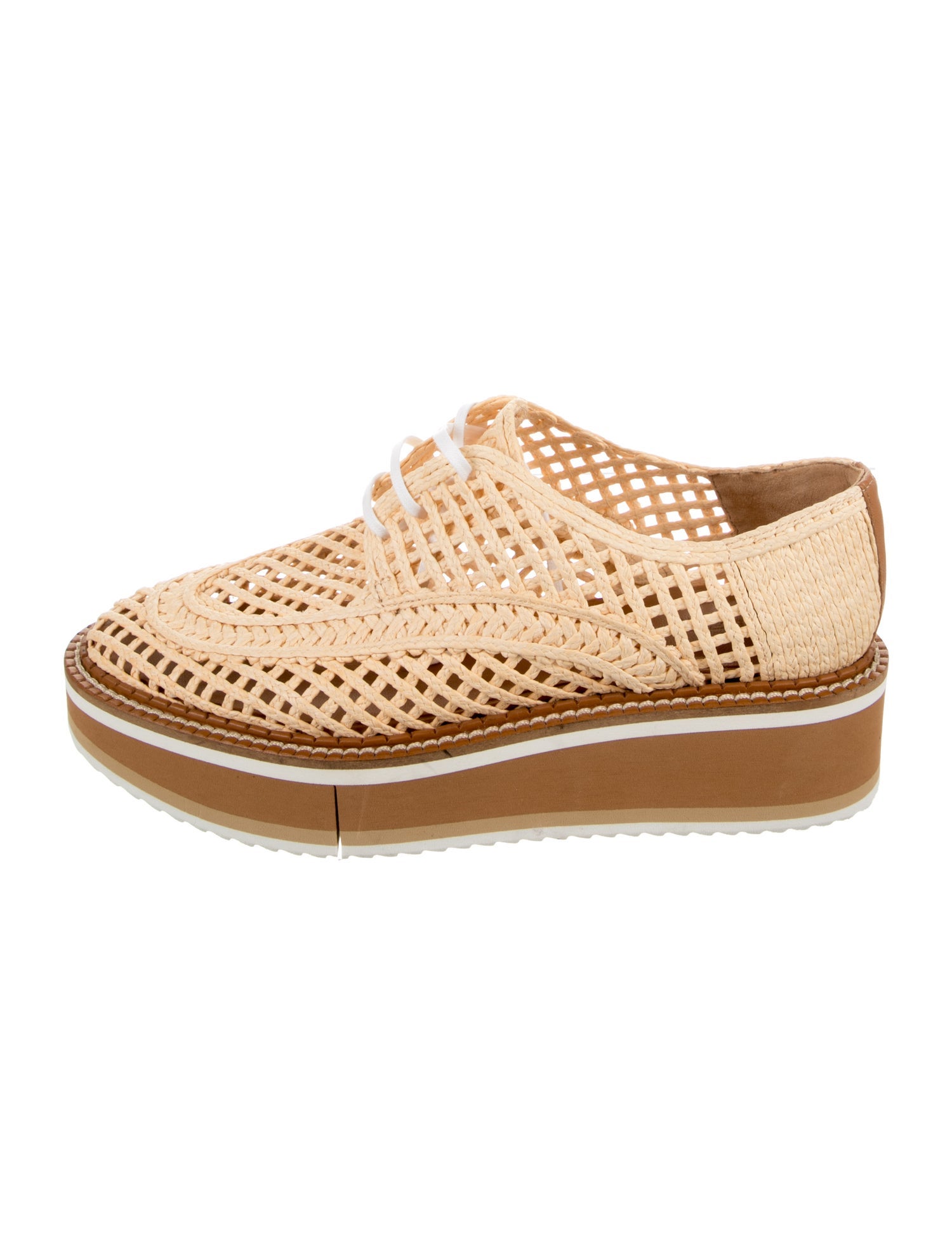 Robert Clergerie Straw Flats
