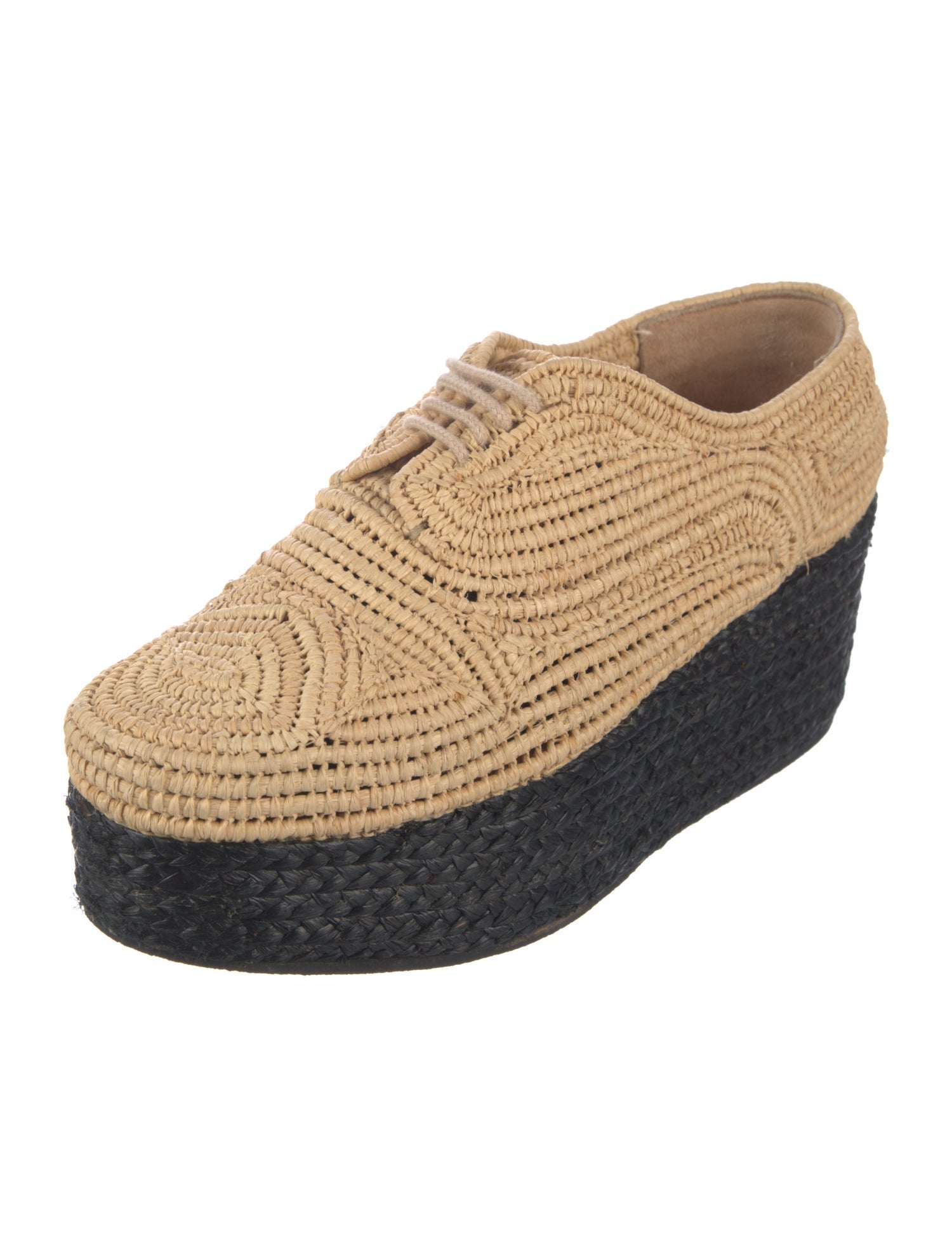 Robert Clergerie Straw Oxfords