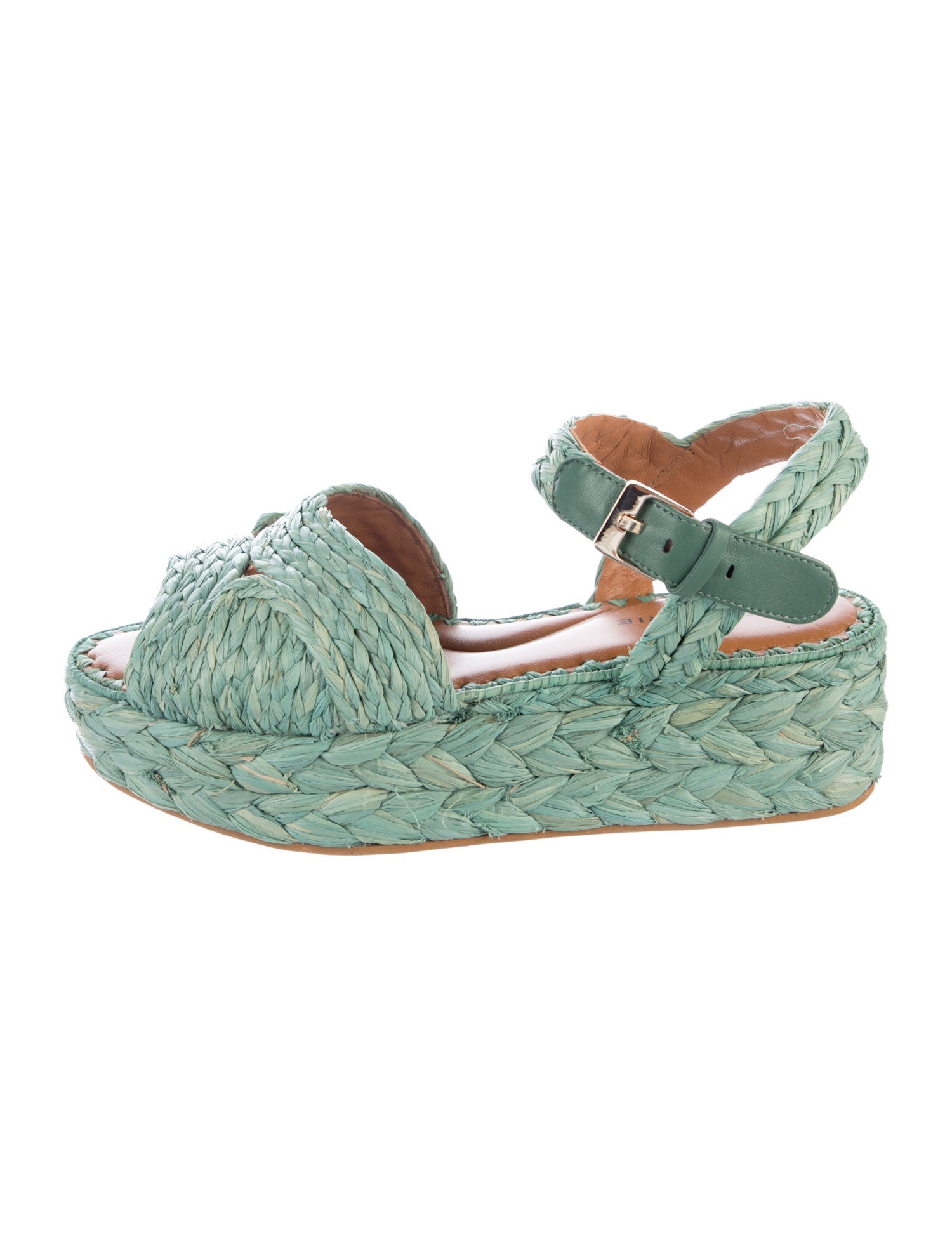 Robert Clergerie Raffia Sandals