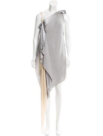 Roksanda Draped Silk Sleeveless Dress