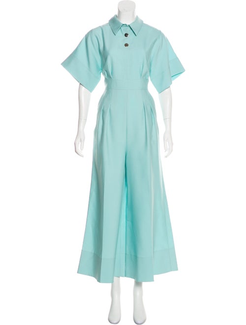 Roksanda Wool Short Sleeve Jumpsuit wool