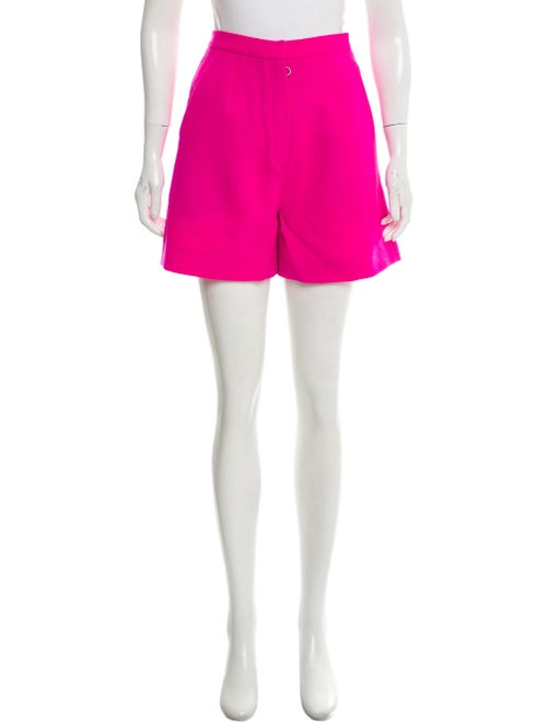 Roksanda Crepe High-Rise Shorts Pink
