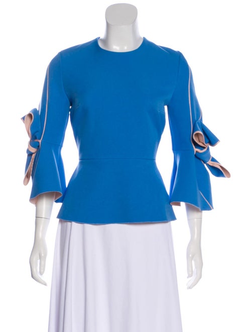 Roksanda Long Sleeve Peplum Top