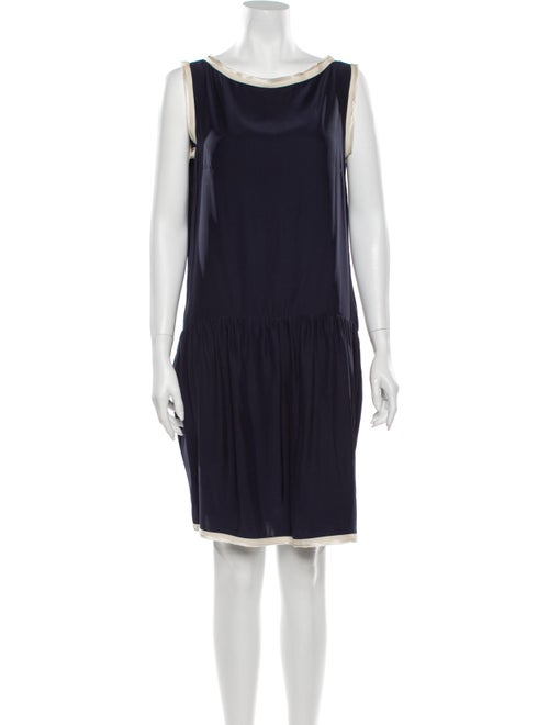 Roksanda Silk Mini Dress Blue