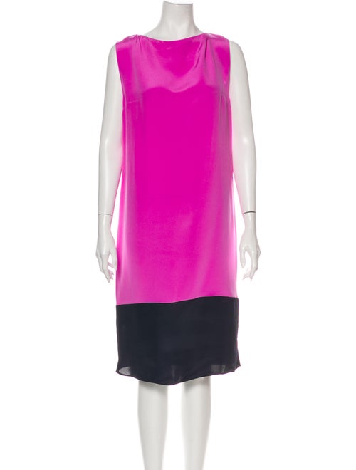 Roksanda Silk Midi Length Dress Pink