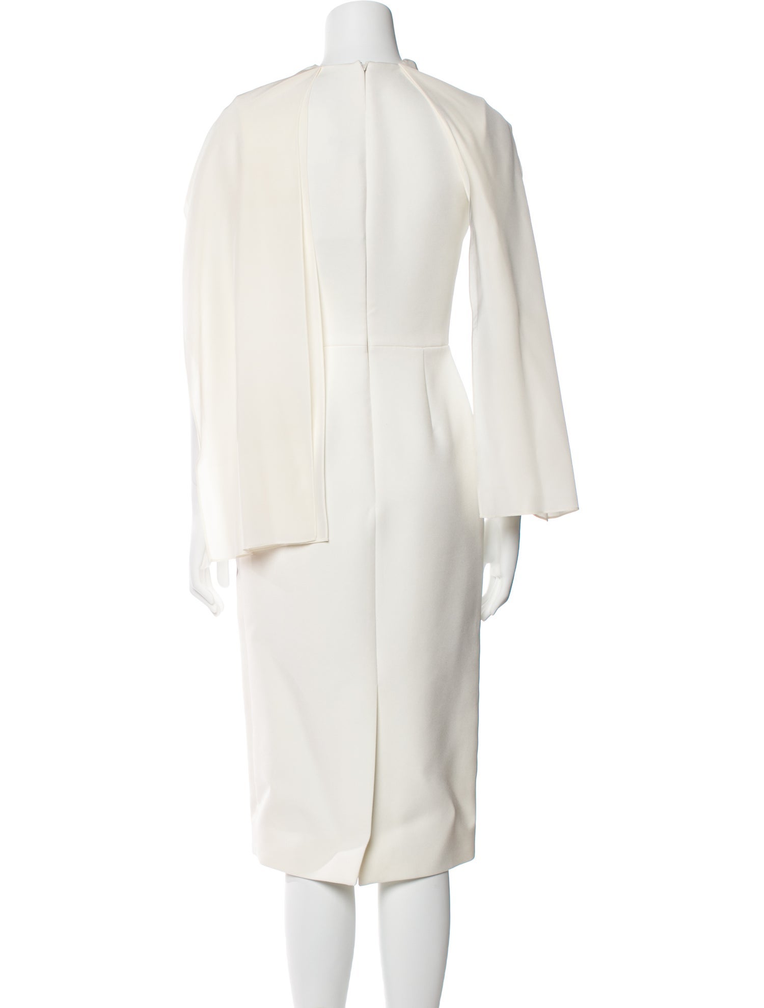 Roksanda Mock Neck Midi Length Dress