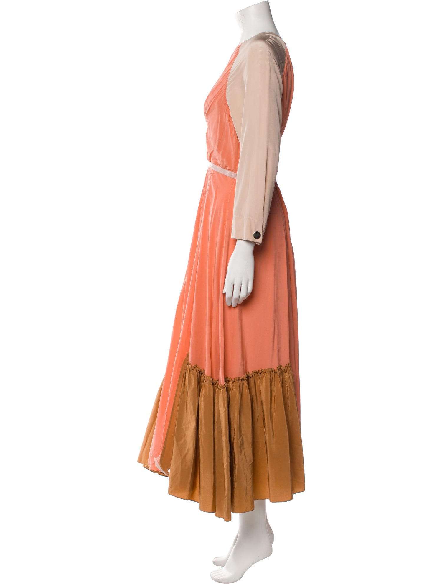 Roksanda Crew Neck Long Dress