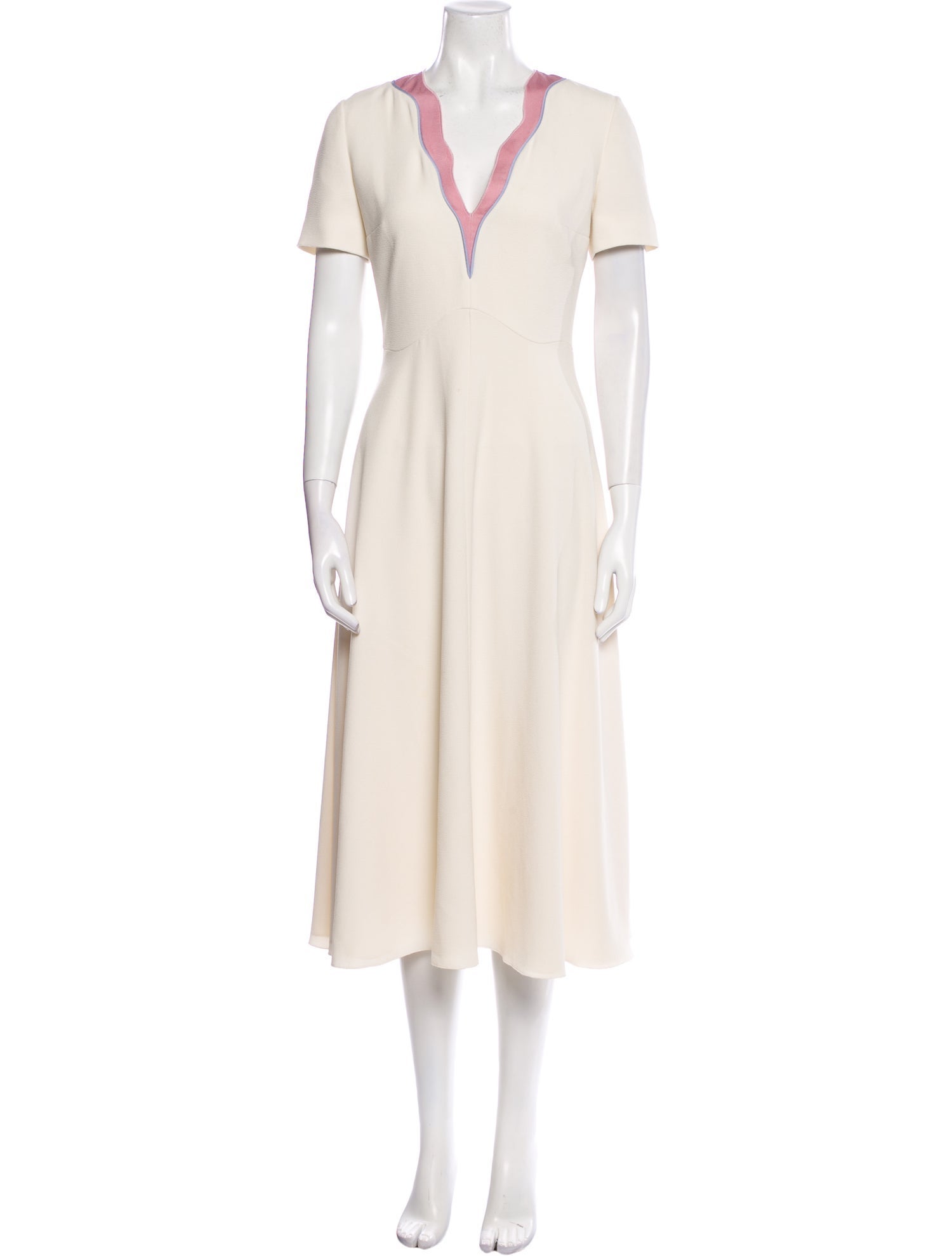 Roksanda V-Neck Midi Length Dress