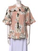 Roksanda Silk Floral Print Blouse