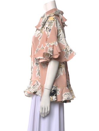 Roksanda Silk Floral Print Blouse