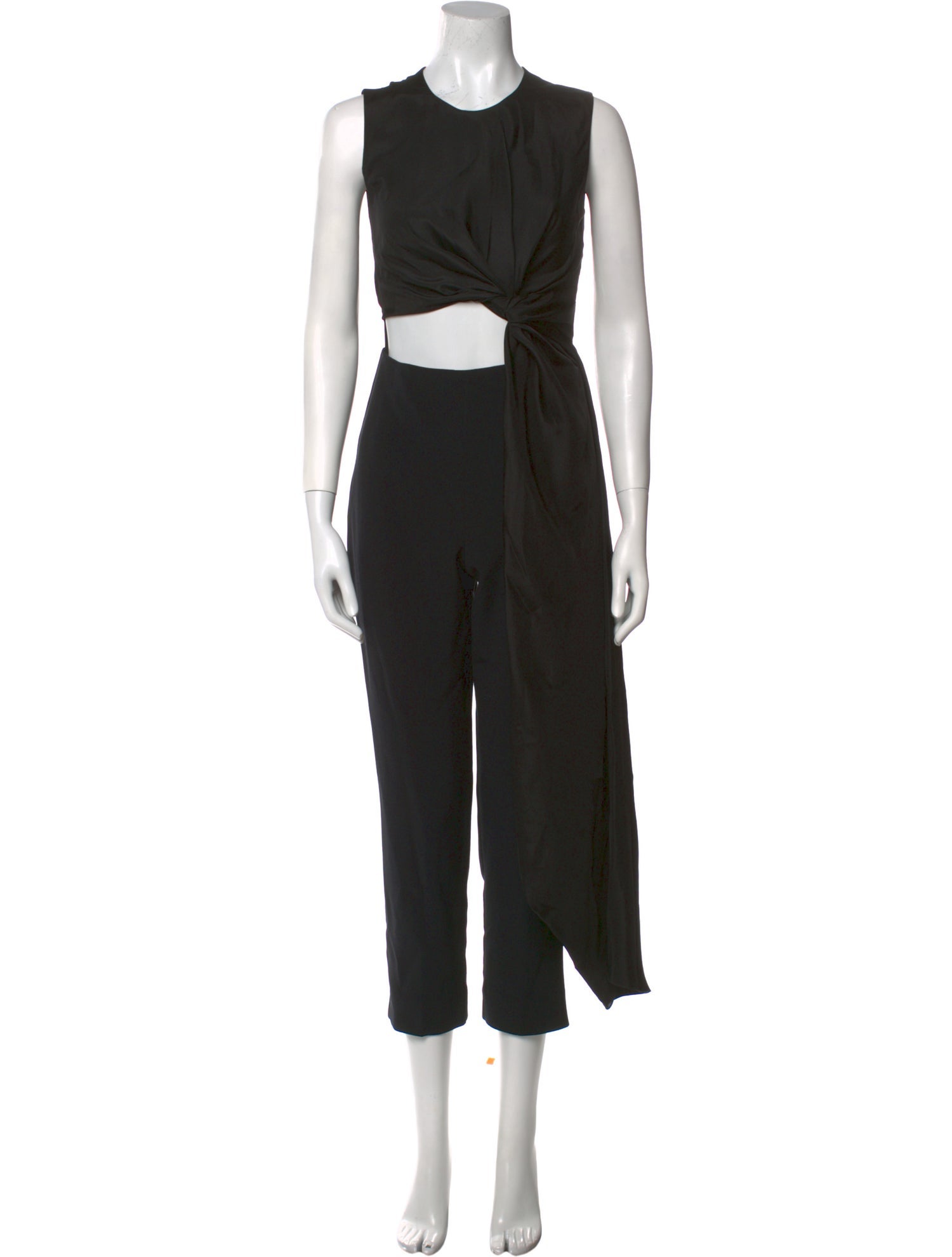 Roksanda Silk Crew Neck Jumpsuit