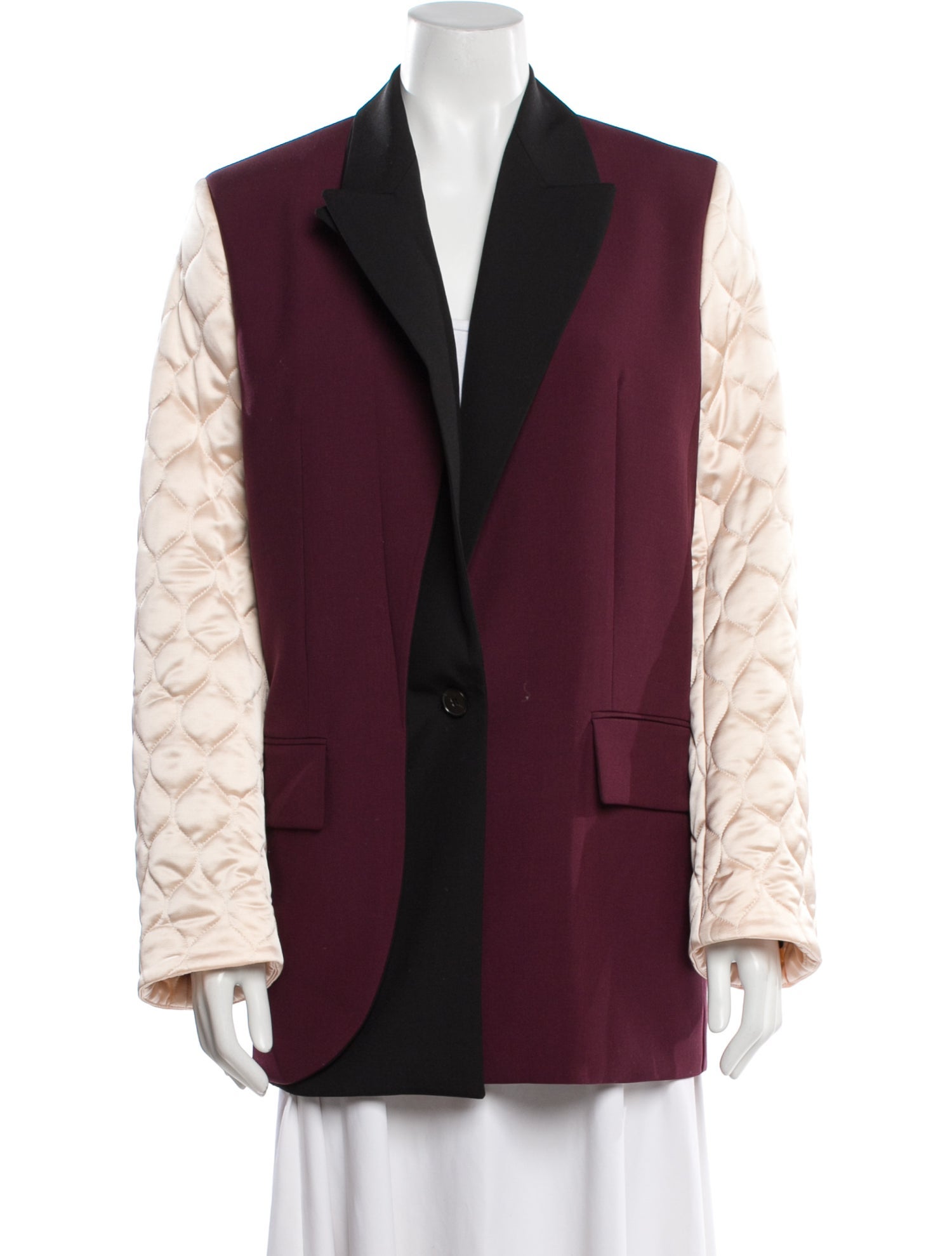 Roksanda Virgin Wool Colorblock Pattern Blazer w/ Tags