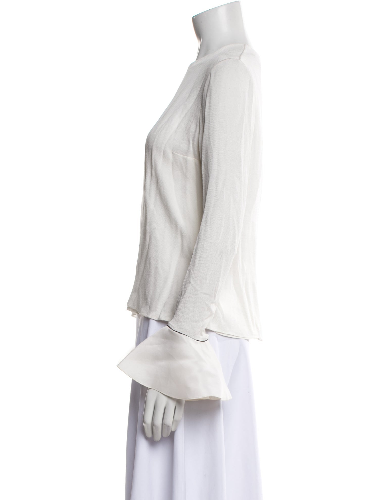 Roksanda Silk Crew Neck Blouse