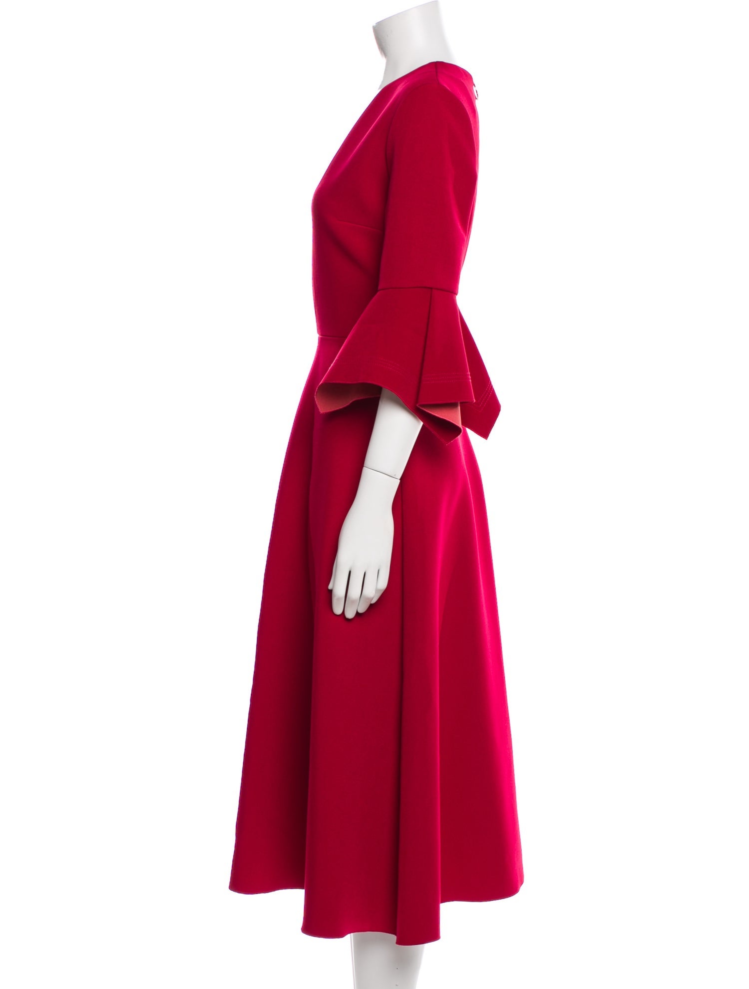 Roksanda V-Neck Long Dress