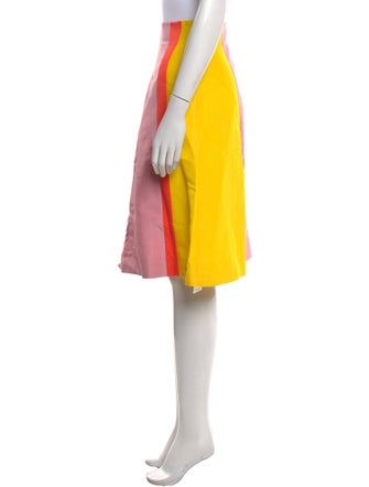 Roksanda Colorblock Pattern Knee-Length Skirt