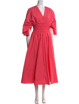 Roksanda V-Neck Long Dress