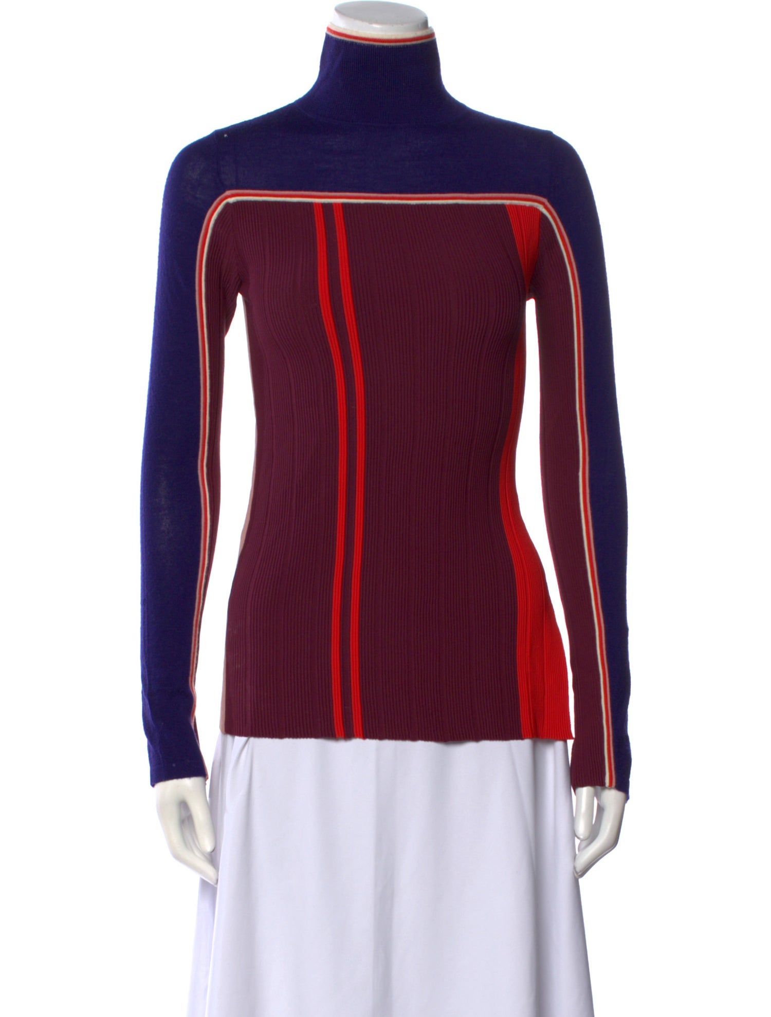 Roksanda Striped Turtleneck Sweater