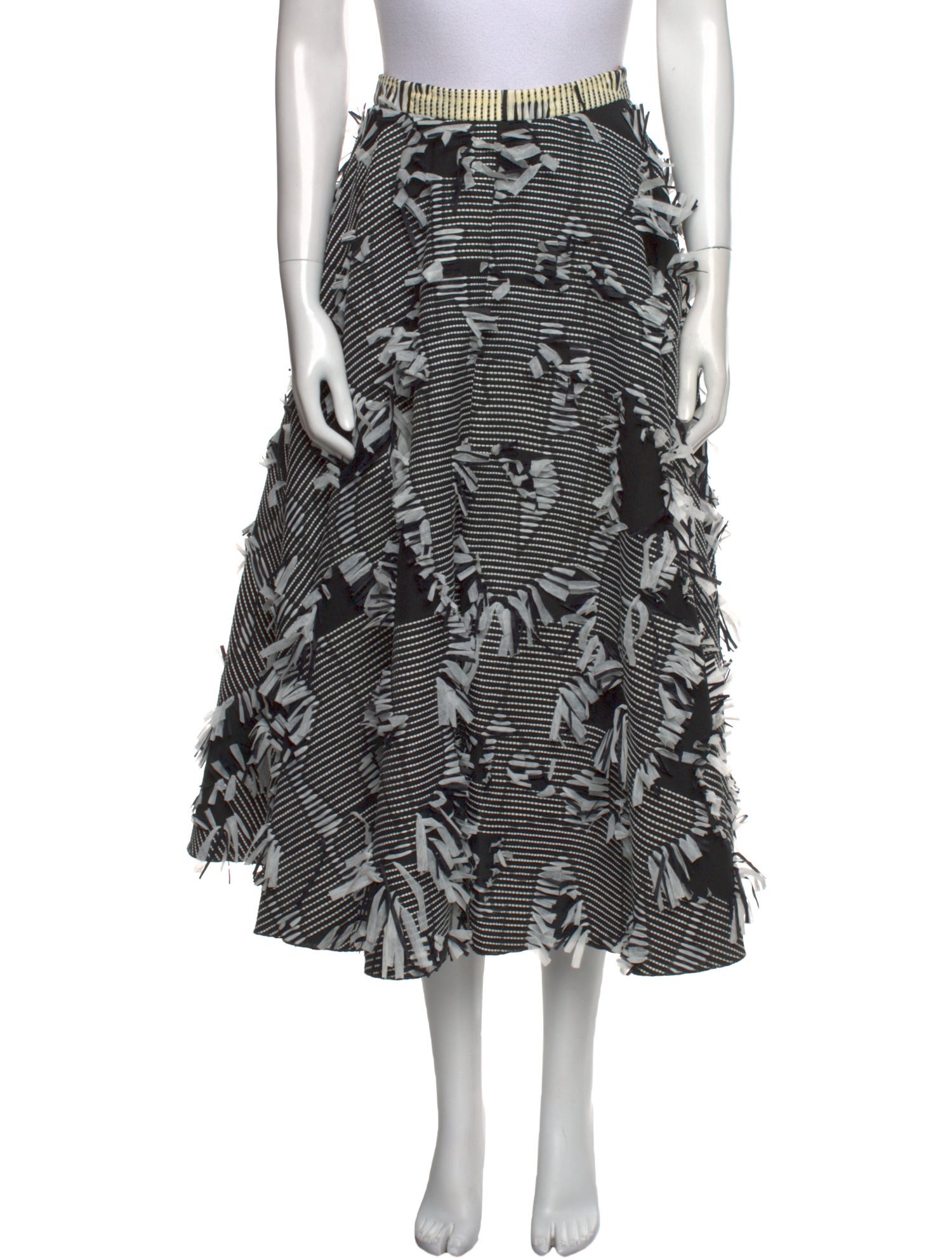 Roksanda Striped Midi Length Skirt