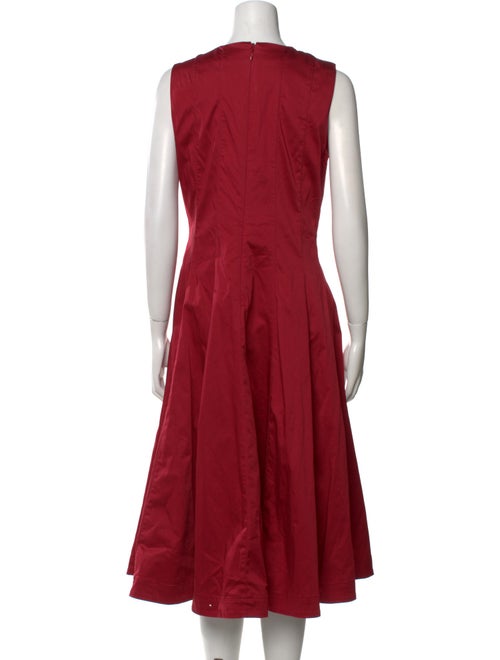 Roksanda Colorblock Pattern Midi Length Dress