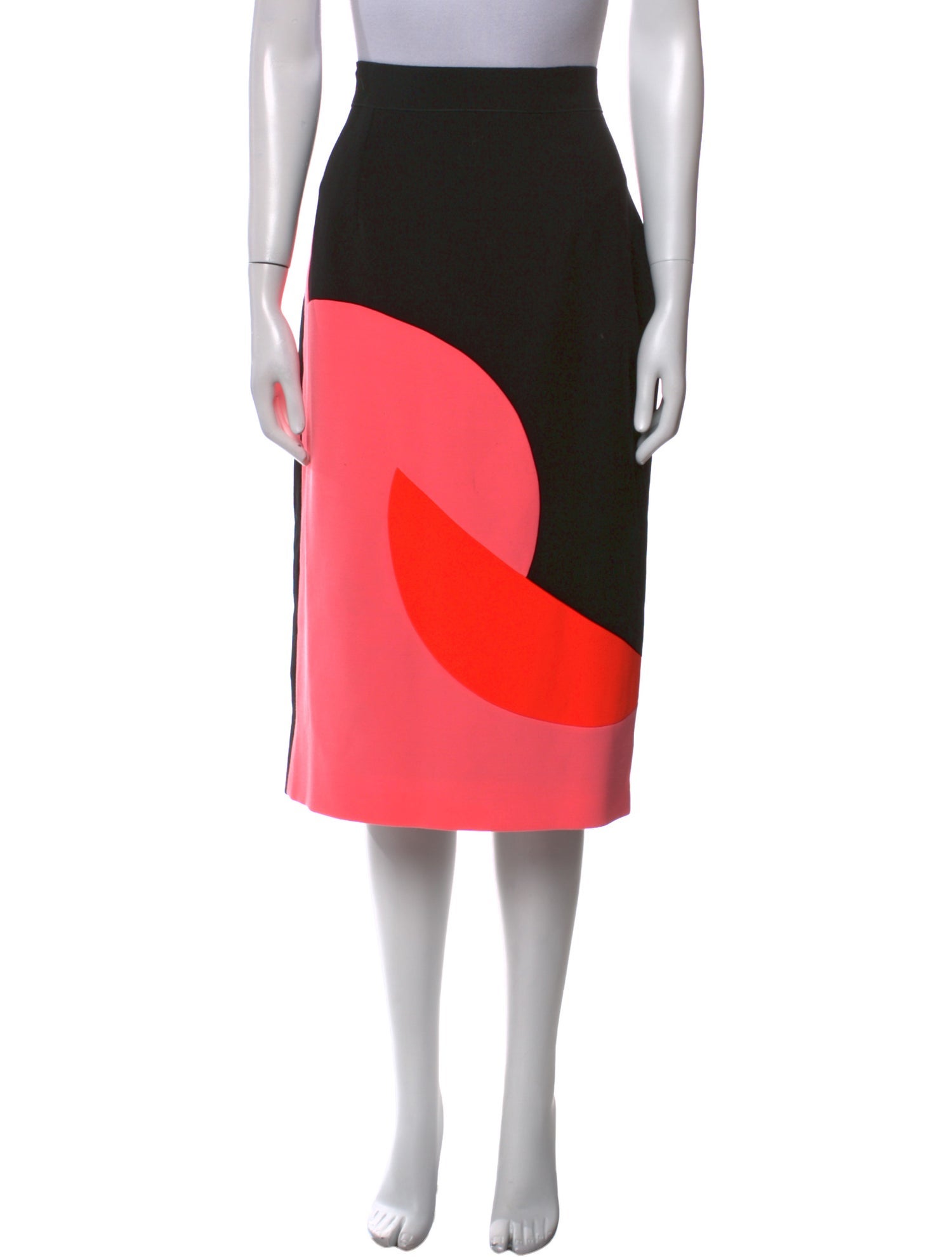 Roksanda Colorblock Pattern Knee-Length Skirt
