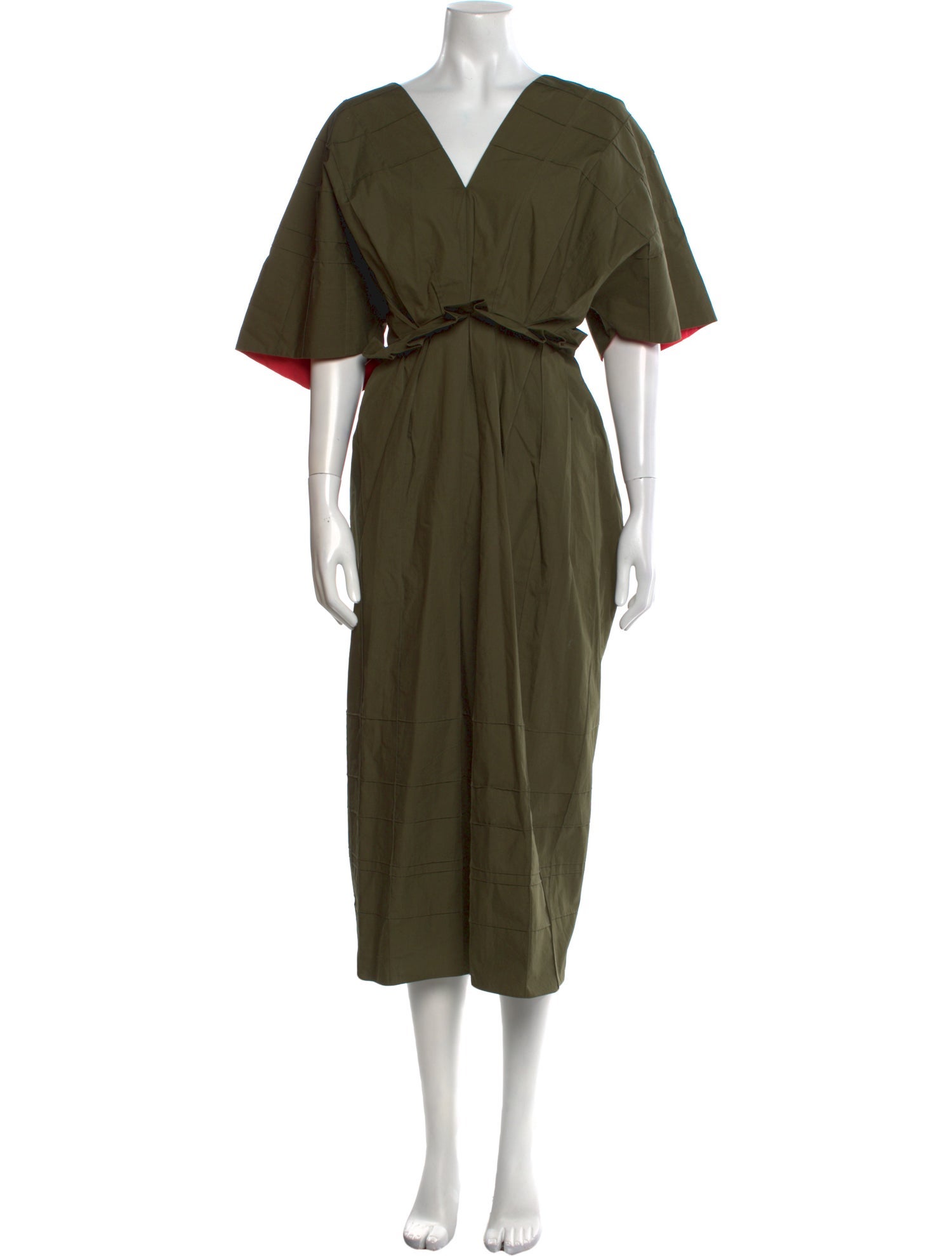 Roksanda V-Neck Long Dress