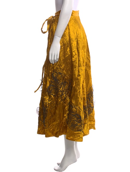 Roksanda Silk Midi Length Skirt