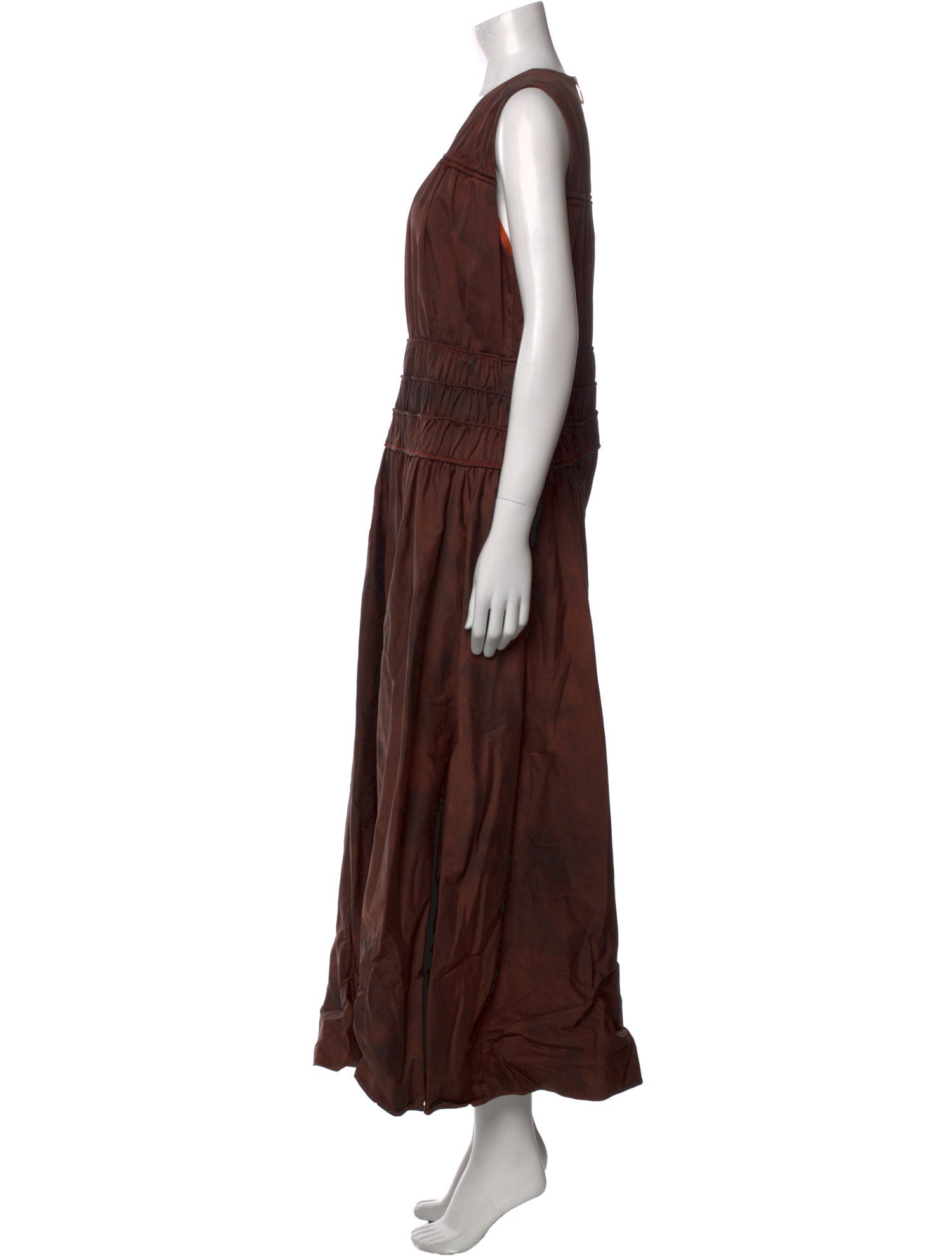 Roksanda V-Neck Long Dress