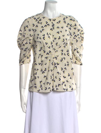 Roksanda Silk Printed Top