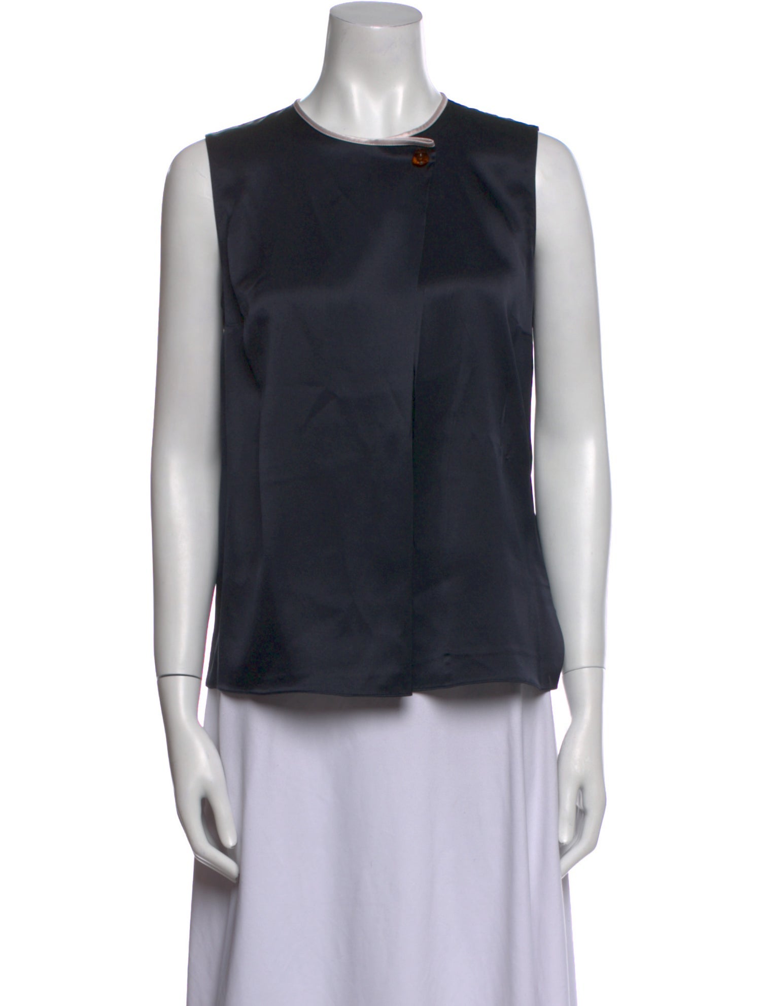 Roksanda Silk Crew Neck Top