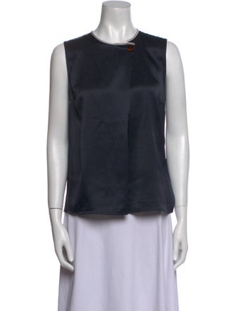 Roksanda Silk Crew Neck Top