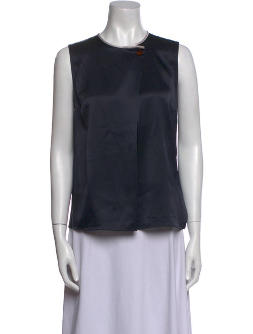 Roksanda Silk Crew Neck Top