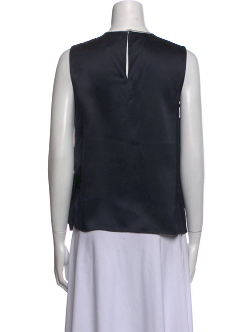 Roksanda Silk Crew Neck Top