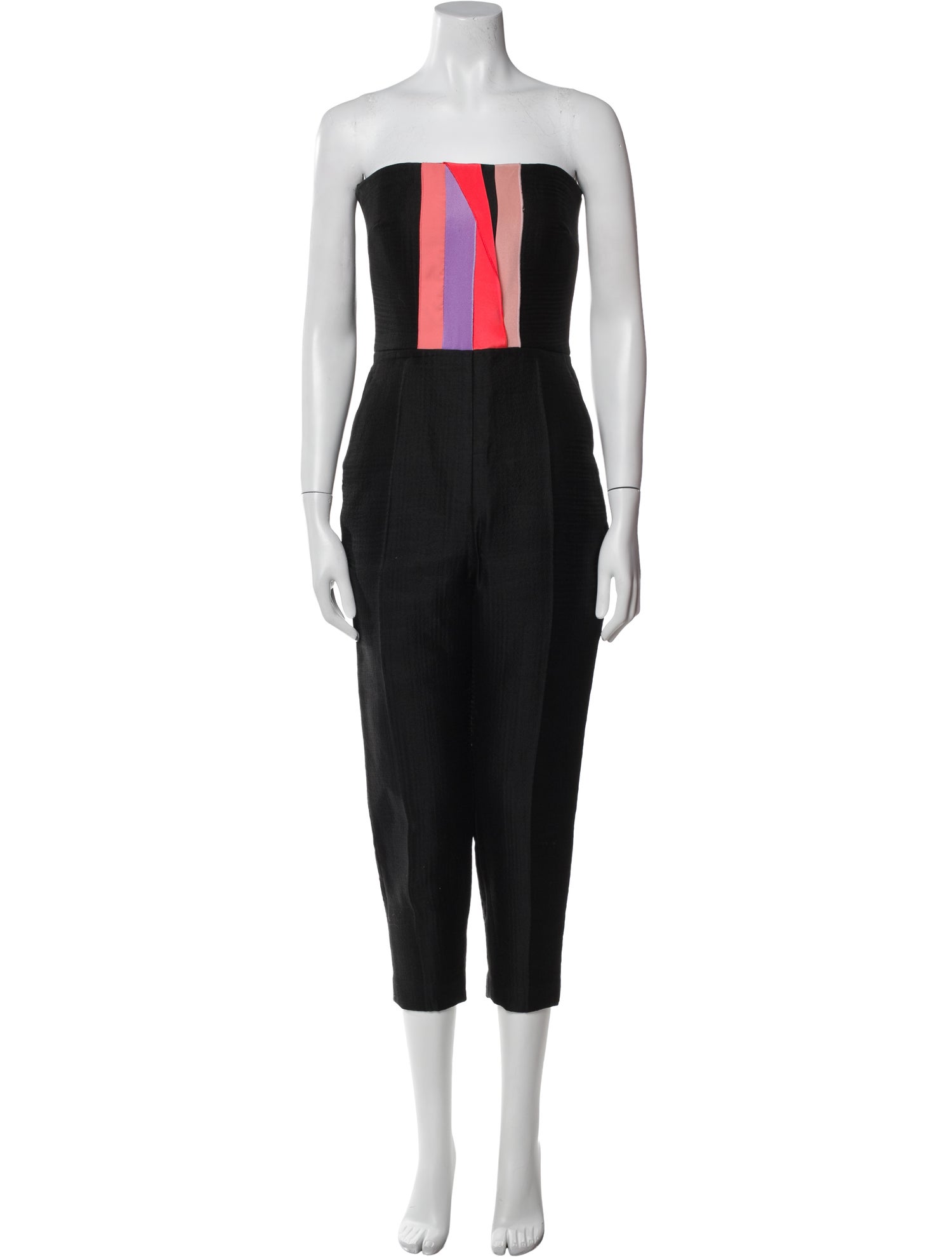 Roksanda Striped Strapless Jumpsuit