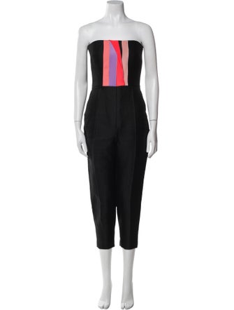 Roksanda Striped Strapless Jumpsuit