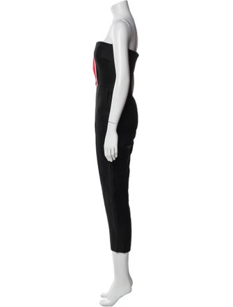 Roksanda Striped Strapless Jumpsuit