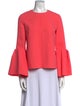 Roksanda Crew Neck Long Sleeve Blouse