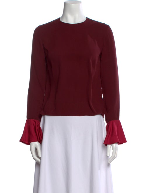 Roksanda Silk Crew Neck Blouse