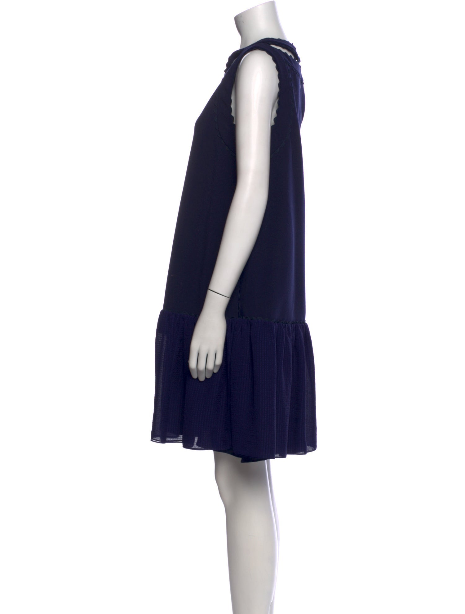 Roksanda Crew Neck Mini Dress