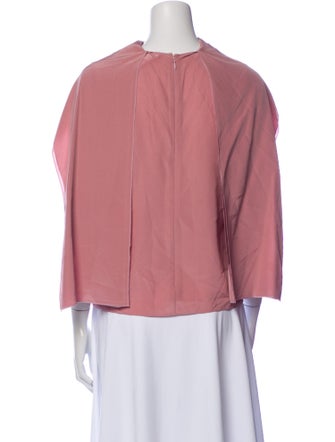 Roksanda Silk Mock Neck Top