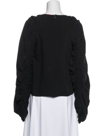 Roksanda Silk Crew Neck Blouse