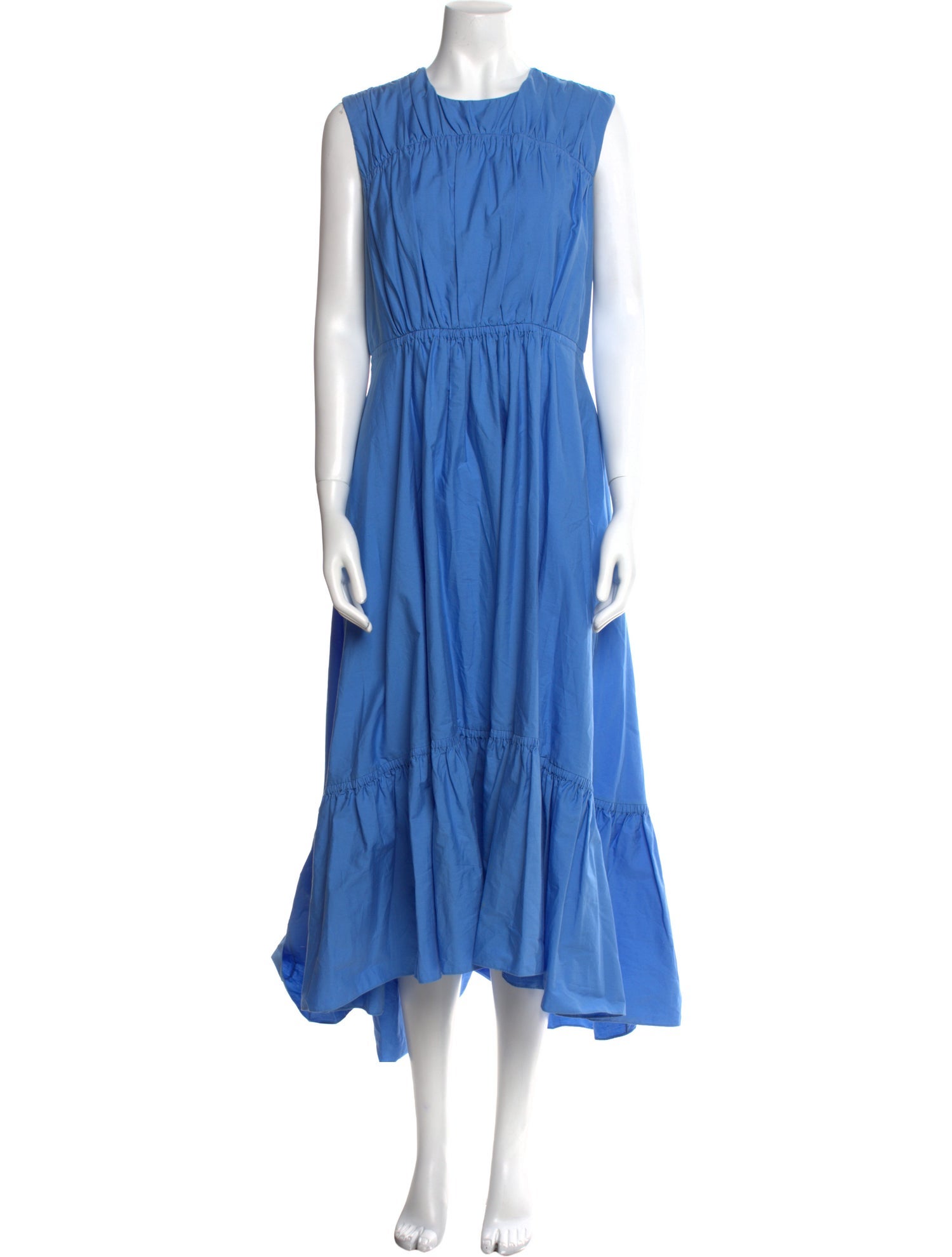 Roksanda Crew Neck Long Dress