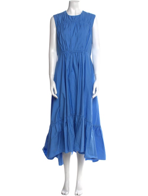 Roksanda Crew Neck Long Dress