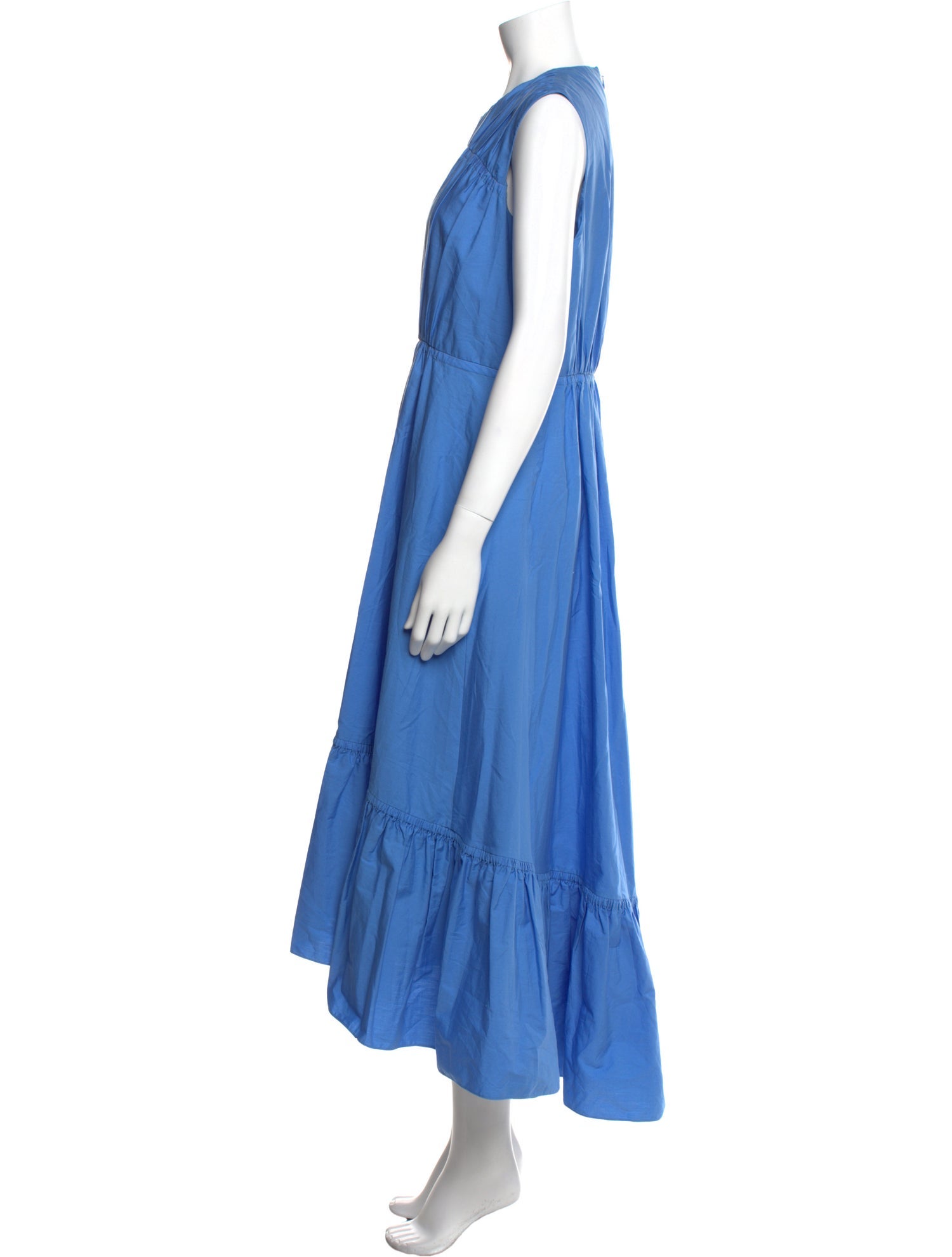 Roksanda Crew Neck Long Dress