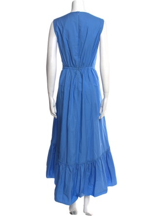 Roksanda Crew Neck Long Dress