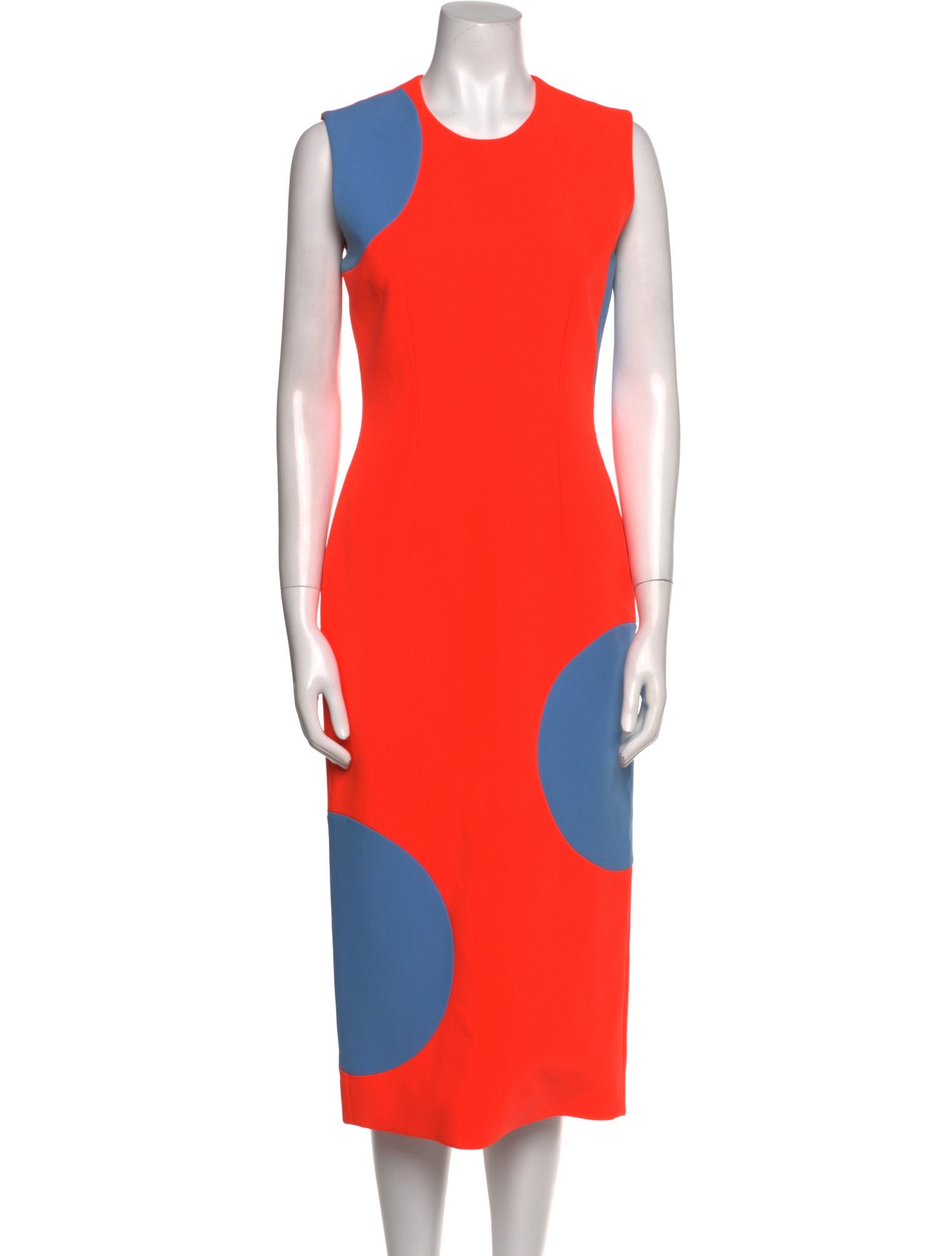 Roksanda Colorblock Pattern Knee-Length Dress
