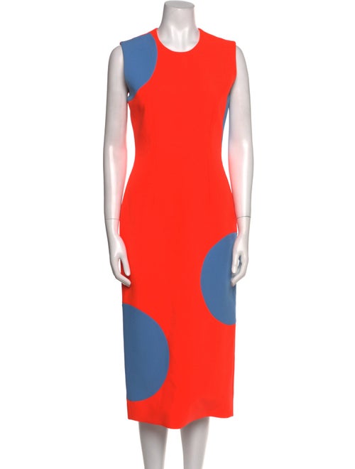 Roksanda Colorblock Pattern Knee-Length Dress