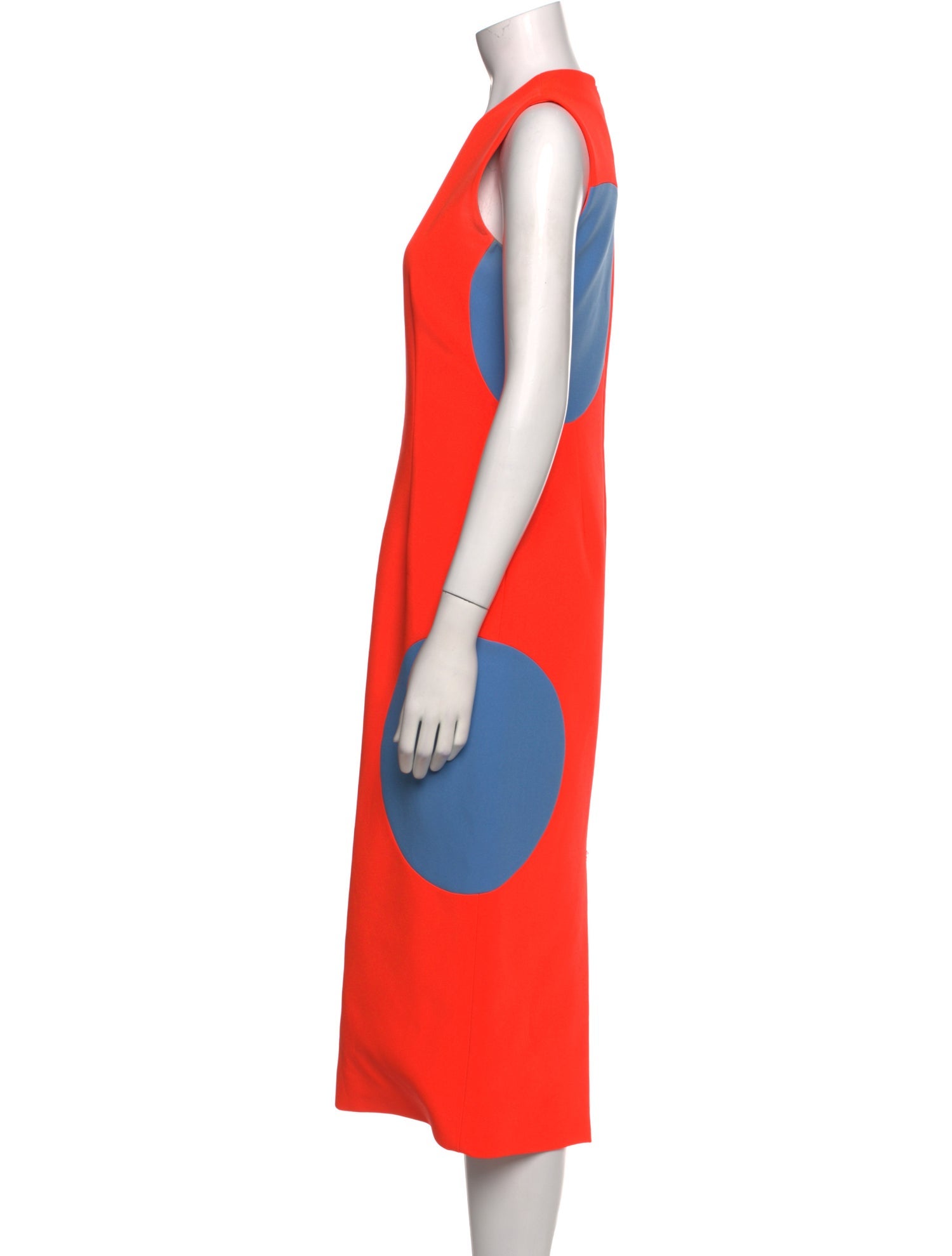 Roksanda Colorblock Pattern Knee-Length Dress